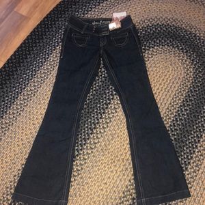 NWT WallFlower Dark Denim Flare